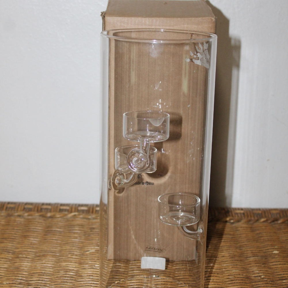 Zodax. Suspended Glass Tealight Hurricane.  Sz. XL